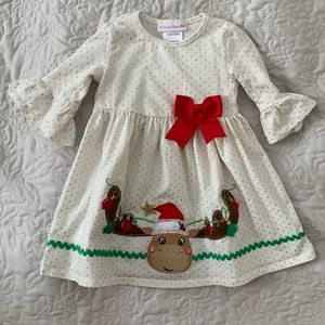 Bonnie Jean Reindeer dress. 2T.